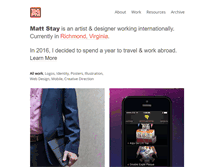 Tablet Screenshot of mattstay.com